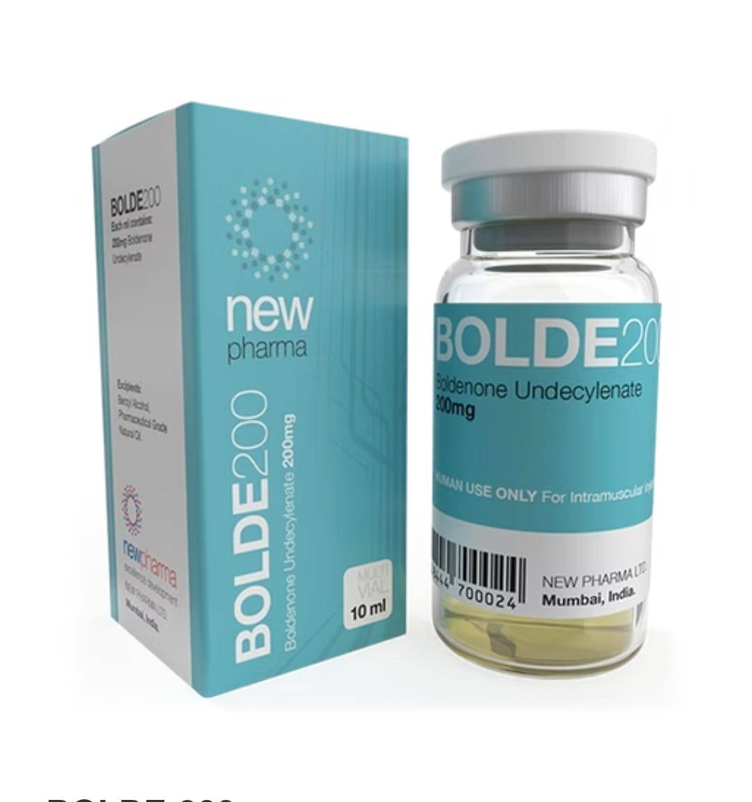 Bolde 200 New Pharma Boldenona 200mg 10ml Volumen limpio - XtremeNutriMX