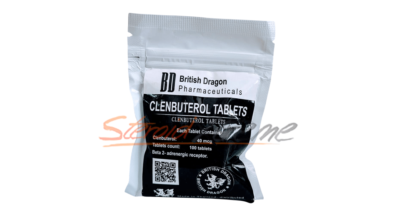 Clenbuterol 40mcg | British Dragon - Definición, fuerza y resistencia pro - XtremeNutriMX