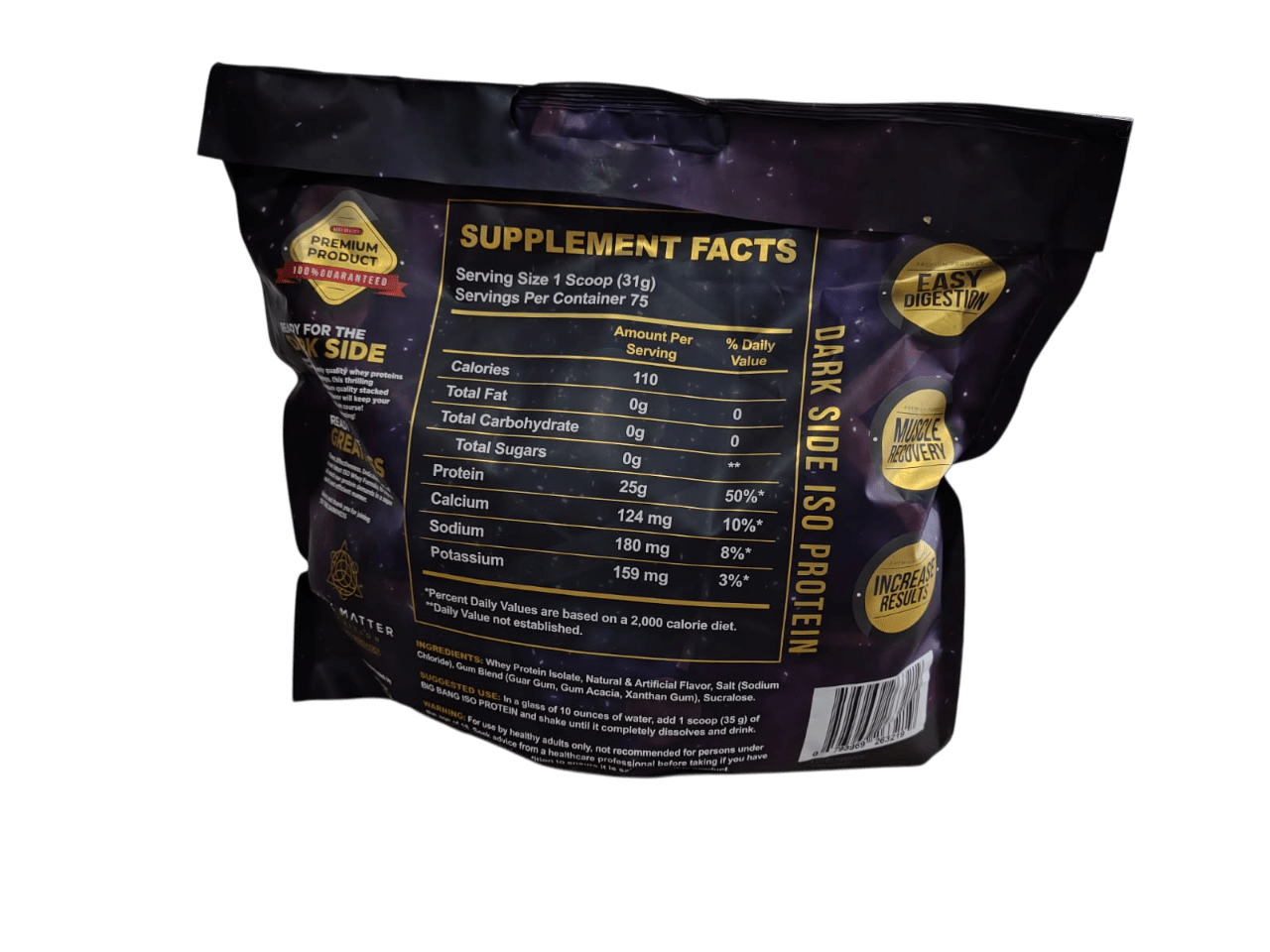 Big Bang Iso Protein 5.2lbs Dark Matter | Sabor Premium - XtremeNutriMX