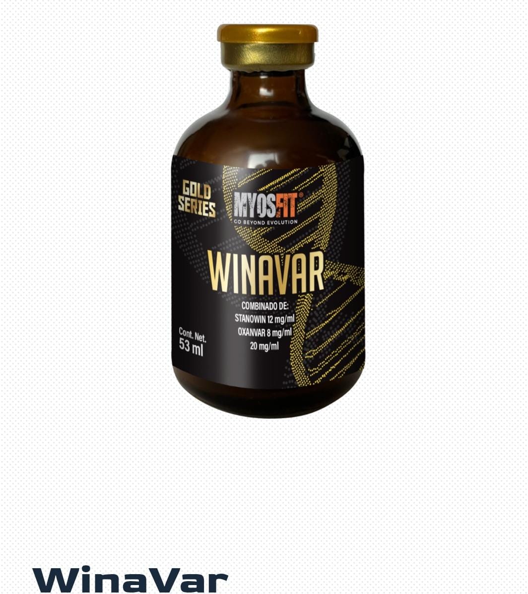 Myosfit WinaVar Estanozolol Oxandrolona Oral 20mg 53ml - XtremeNutriMX