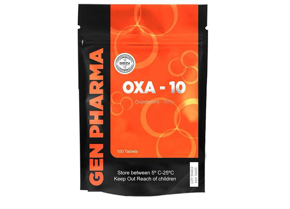 Oxa - 10 Gen Pharma | Oxandrolona Oral 10mg x 100 Tabs Definición Limpia - XtremeNutriMX