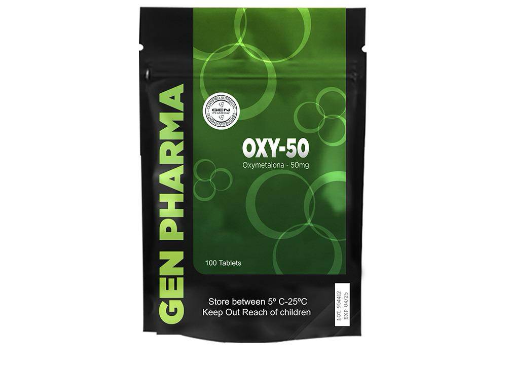 OXY - 50 Gen Pharma | Oximetalona Oral 50mg x 100 Tabs Volumen Extremo - XtremeNutriMX