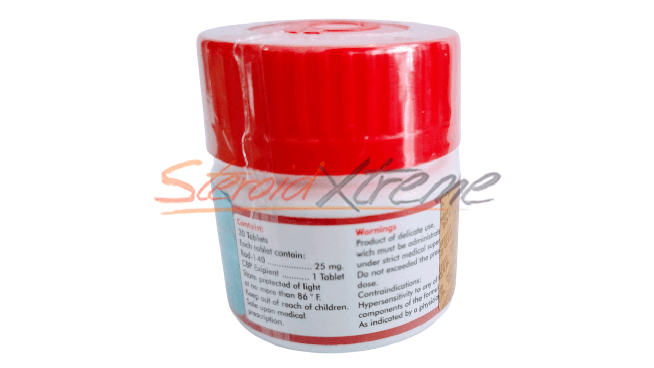 Testolone RAD - 140 – Rotterdam | SARMs para Masa Magra 25mg x 30 Tabs - XtremeNutriMX