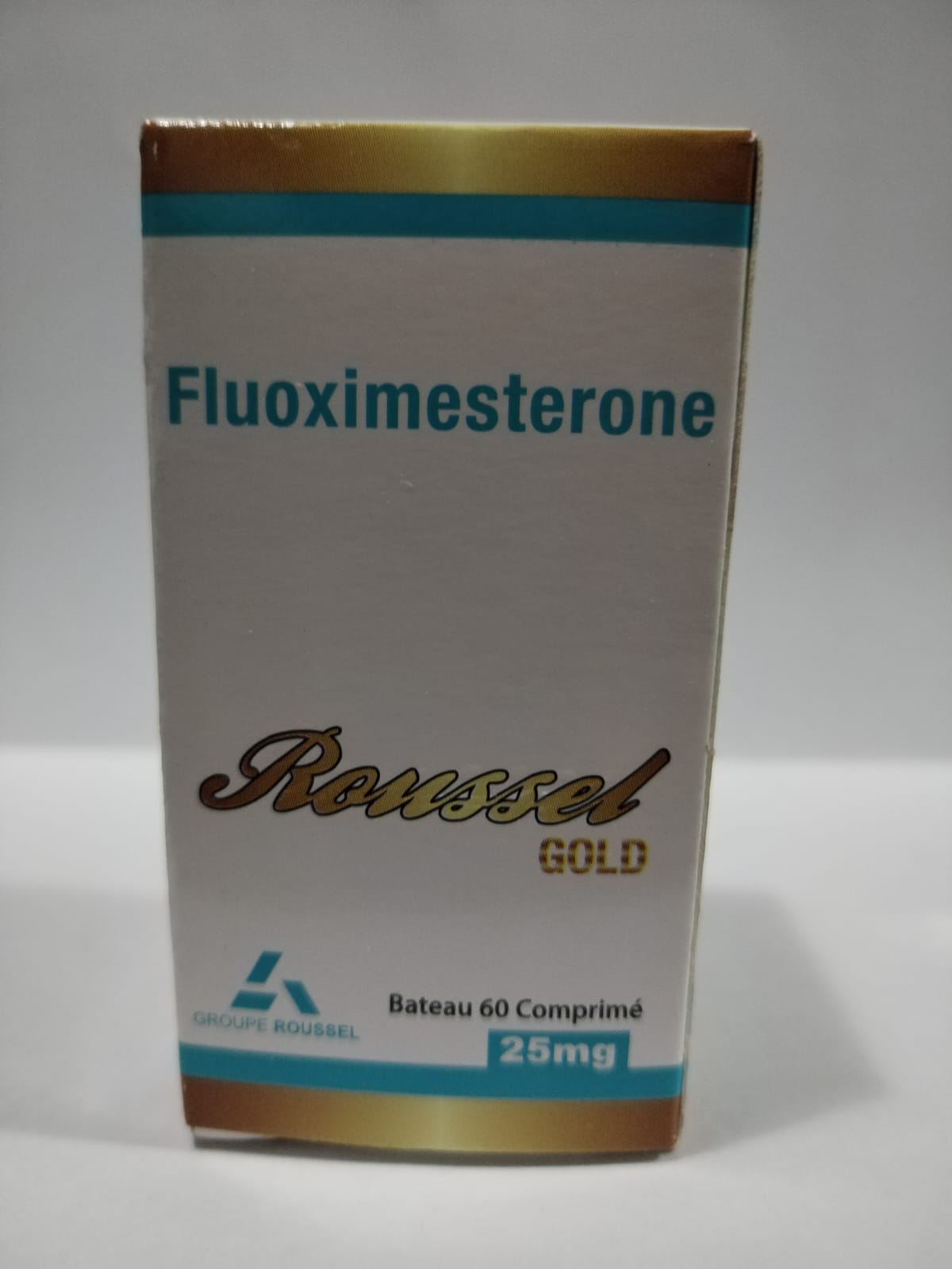 Roussel Gold Fluoximesterone 25mg Fuerza y Dureza - XtremeNutriMX