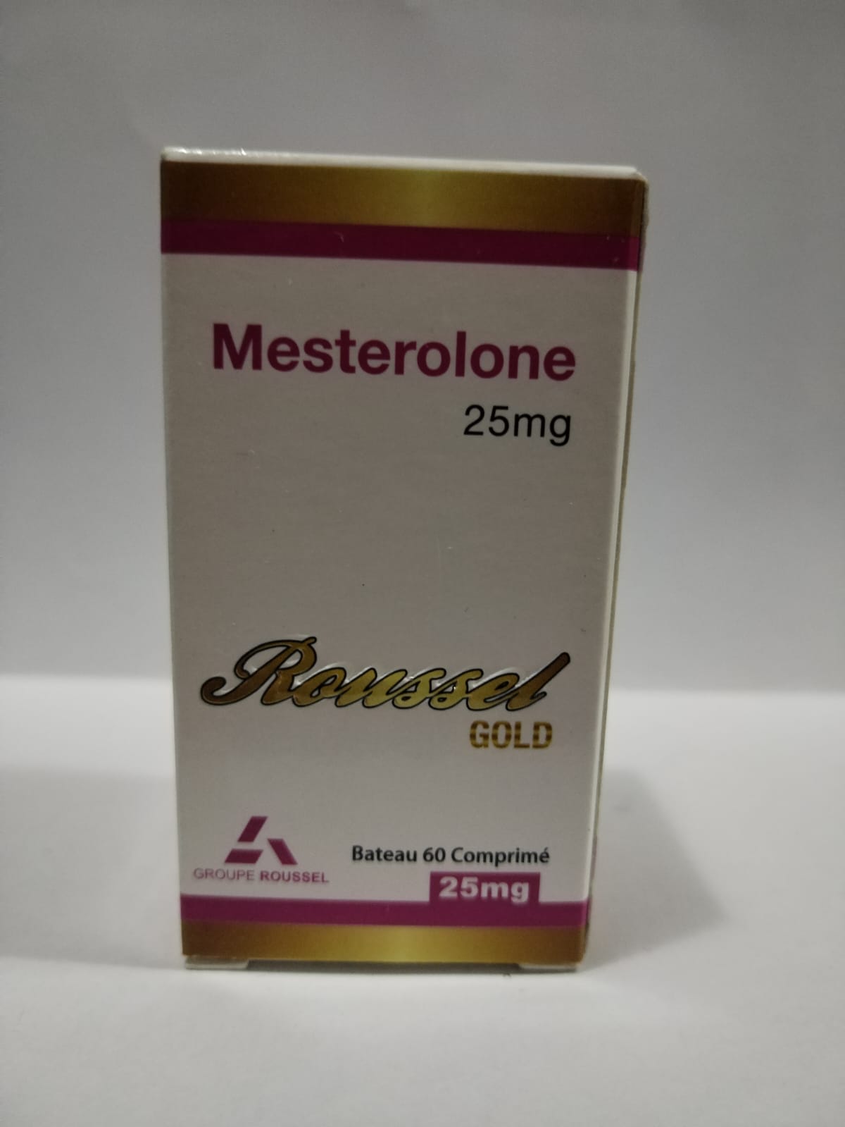 Roussel Gold Mesterolone 25mg Modulación Androgénica - XtremeNutriMX