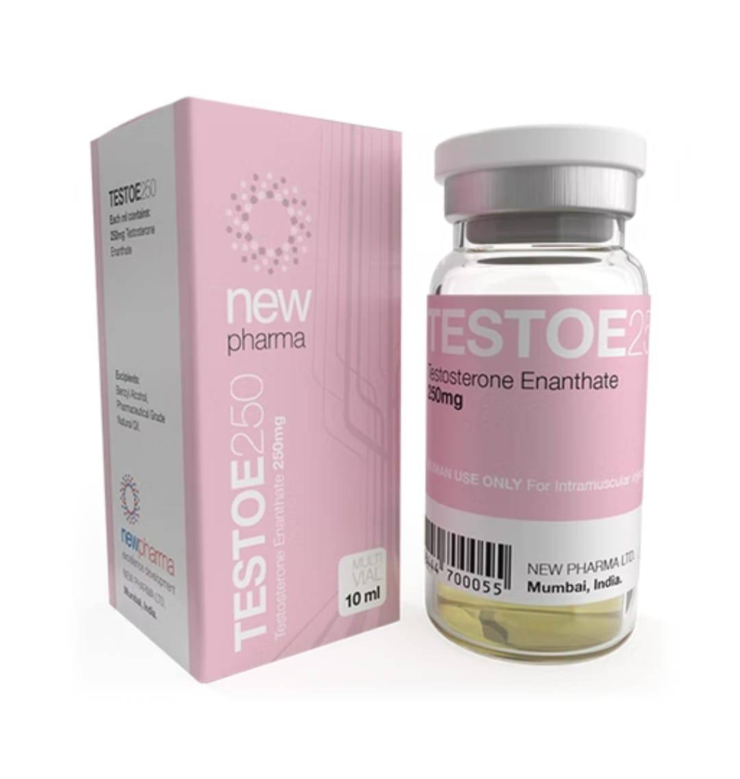 Testo E 250 New Pharma Enantato 250mg 10ml Volumen estable - XtremeNutriMX