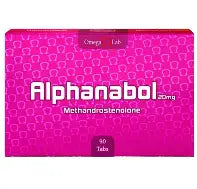 Alphanabol Omega Lab Metandrostenolona Oral 90 Tabs Volumen, XtremeNutriMX