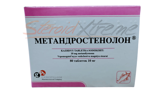 Anabol – Geropharm | Dianabol 10mg x 80 Tabs | Volumen Rápido y Masivo - XtremeNutriMX