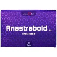 AnastraBOLD Omega Lab Anastrozol 1mg 30 Tabs | Control hormonal - XtremeNutriMX