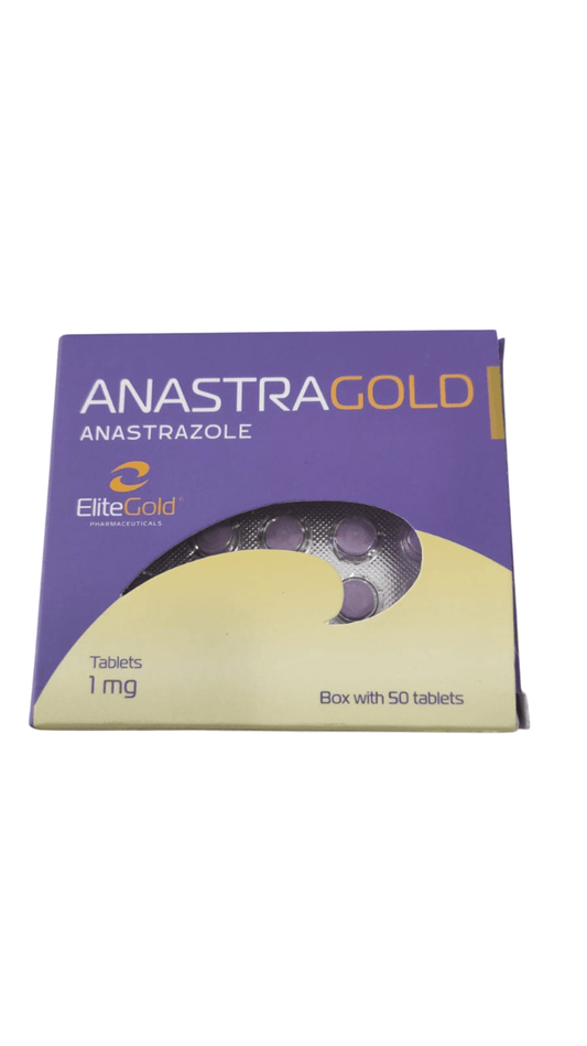 Anastragold Elite Gold | Anastrozol Oral 1mg 50 Tabs | Control de Estrógeno y Definición - XtremeNutriMX