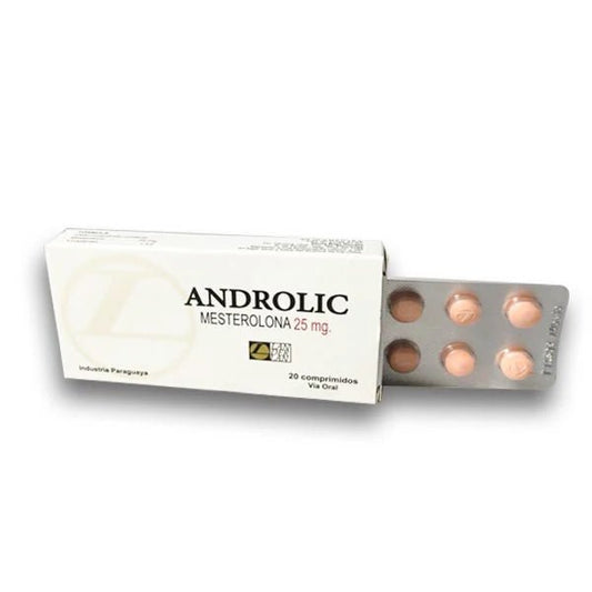 Androlic Landerlan | Mesterolona 25mg 20 Tabs | Potencia, Vitalidad y Equilibrio Hormonal - XtremeNutriMX
