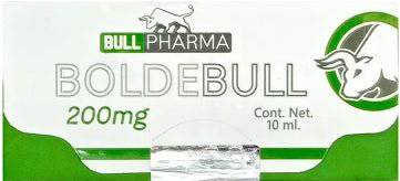 Boldebull - Bull Pharma - Boldenona 200mg/ml Inyectable Masa Magra Pro - XtremeNutriMX