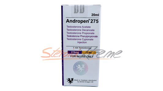 Sostenon Andropen 275mg British Dragon | Testo prolongada - XtremeNutriMX