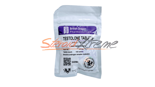 Testolone RAD - 140 25mg – British Dragon – 100 Tabs - XtremeNutriMX