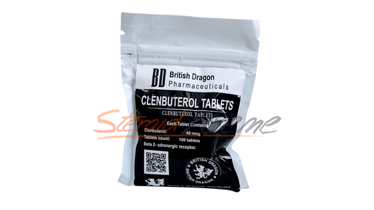 Clenbuterol 40mcg | British Dragon - Definición, fuerza y resistencia pro - XtremeNutriMX