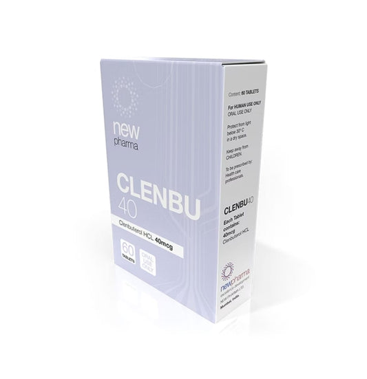 Clembu 40 New Pharma Clembuterol 40mcg 60tabs Definición - XtremeNutriMX