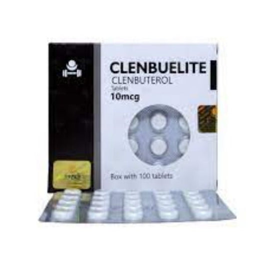 Clenbuelite Elite Pharma | Clenbuterol Oral 20mcg 100 Tabs | Quema Grasa y Masa Magra - XtremeNutriMX
