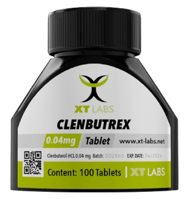 Clenbutrex 40 - Clenbuterol XT Labs - Definición Muscular y Quema de Grasa - XtremeNutriMX