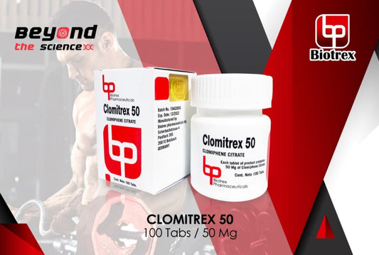 Clomitrex 50 Biotrex - Recuperación y Mantenimiento Muscular - XtremeNutriMX