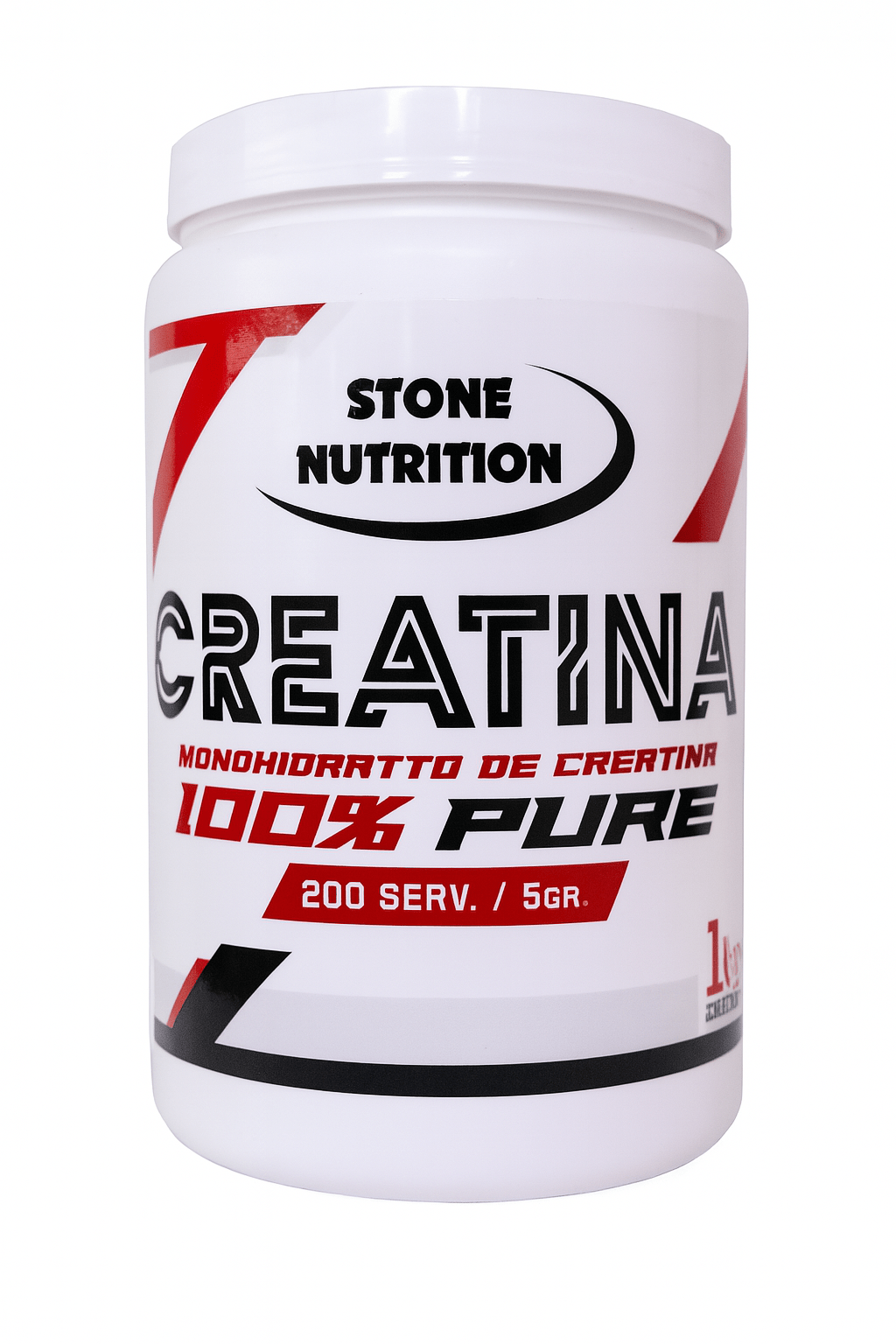 Creatina Monohidrato 1KG | Stone Nutrition | 200 Servicios de Alto Rendimiento - XtremeNutriMX