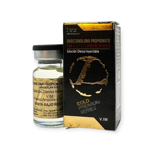 Drostenolona Propionato Landerlan Gold | Masteron 100mg 10ml | Definición, Fuerza y Dureza Muscular - XtremeNutriMX