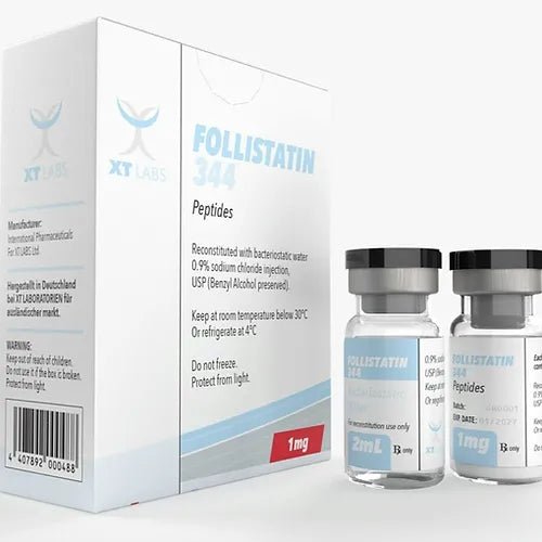 Follistatin 344 XT Labs - Inhibición de Miostatina para Crecimiento Muscular - XtremeNutriMX