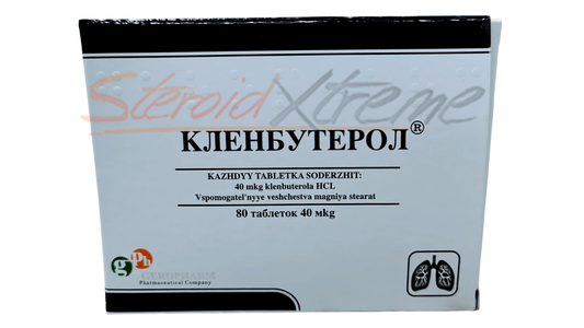 Clenbuterol – Geropharm | 40mcg x 80 Tabs | Quema Grasa Avanzada - XtremeNutriMX