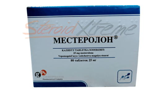 Proviron – Geropharm | Mesterolona 25mg x 80 Tabs | Corte & Anti - estrógeno - XtremeNutriMX