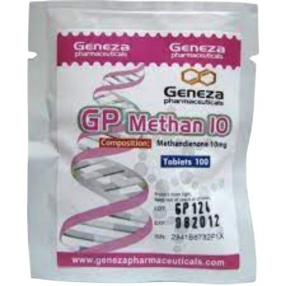 GP METHAN 10 | Geneza | Dianabol Oral 50mg x 100 | Ganancia Muscular Rápida - XtremeNutriMX