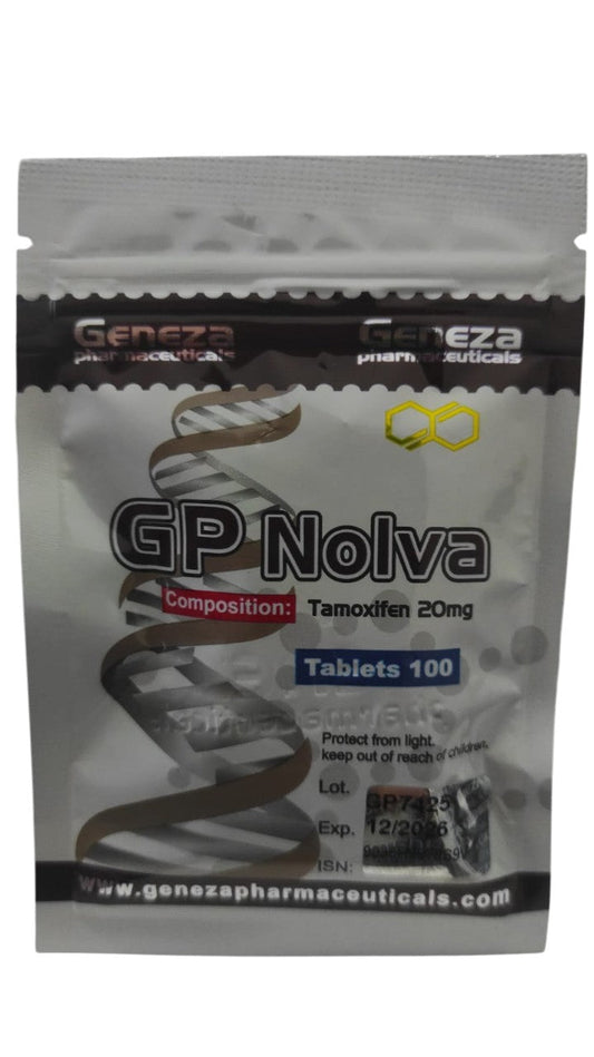 GP NOLVA | Geneza | Tamoxifeno 20mg 100 tabs | Post ciclo antiestrogénico - XtremeNutriMX