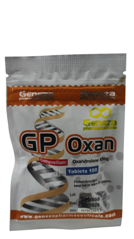 GP OXAN | Geneza | Oxandrolona 10mg x 100 tabs | Definición y Fuerza - XtremeNutriMX