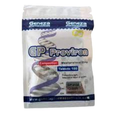 GP PROVIRON | Geneza | Mesterolona 25mg 100 tabs | Definición y testosterona - XtremeNutriMX
