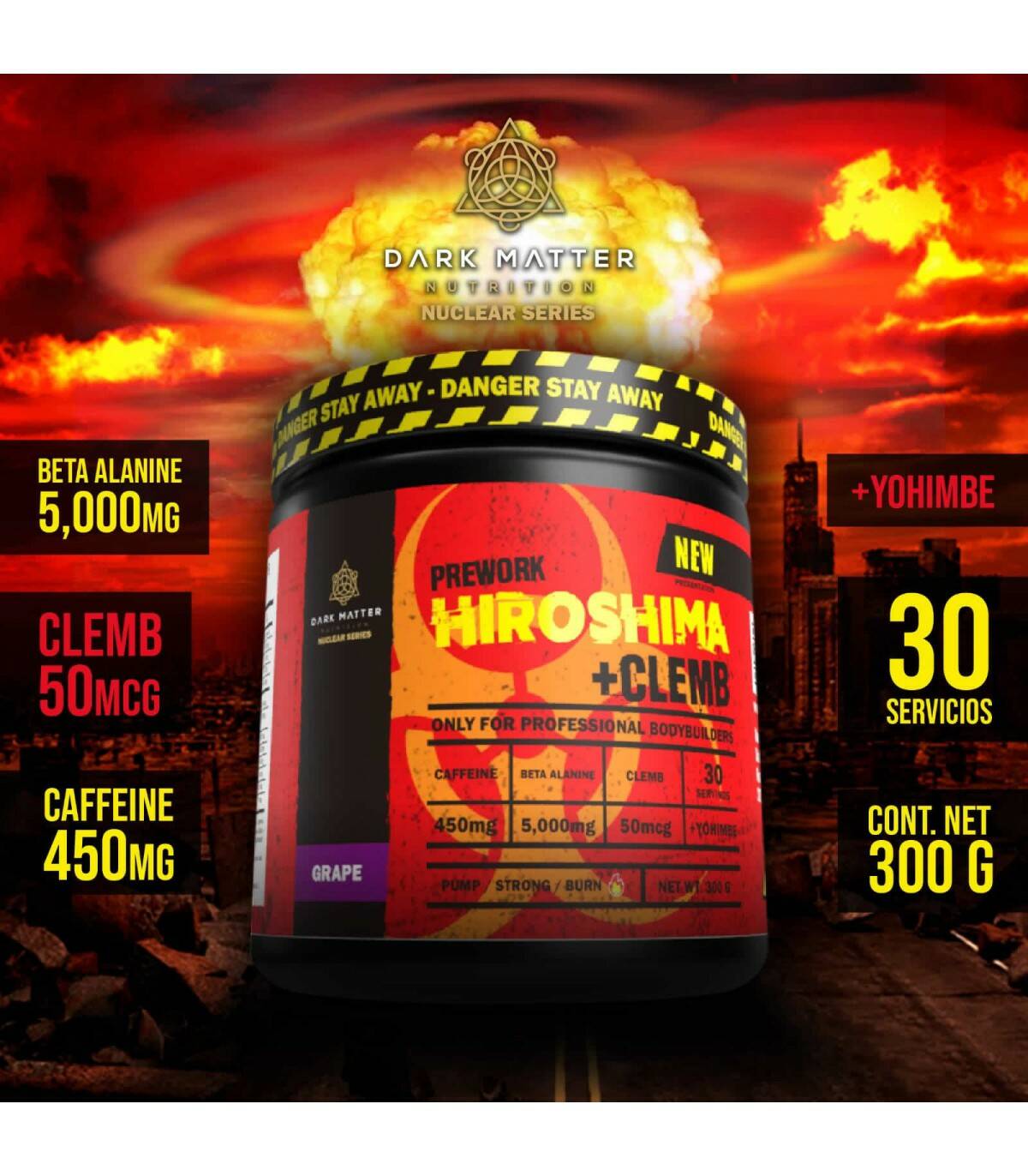 Hiroshima Prework - Dark Matter: Maximiza tu desempeño - XtremeNutriMX