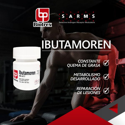 Ibutamoren MK-677 Biotrex - Mejora de Masa Muscular y Recuperación - XtremeNutriMX