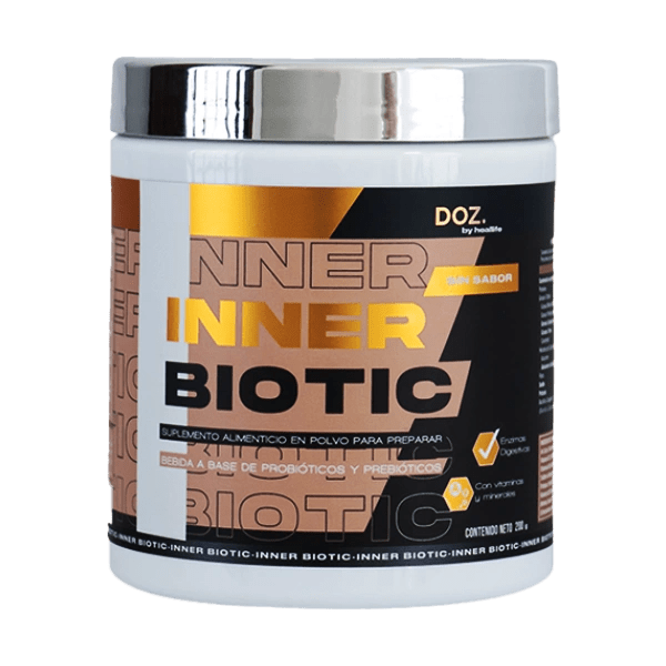 Inner Biotic con Vitaminas B y Probióticos - DOZ. by Heallife - Apoyo Digestivo con Bacillus Coagulans - XtremeNutriMX