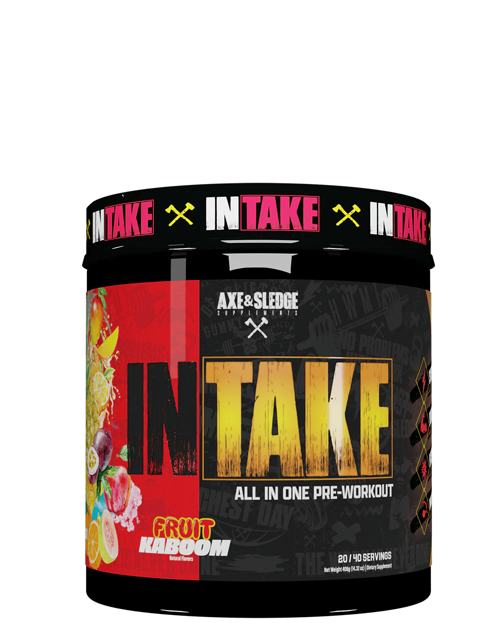 Intake - Axe & Sledge - Pre-Entreno Todo en Uno - XtremeNutriMX