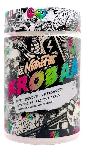 Krobaa Nutrifitt Pre Workout 390g 21srv energía total gym - XtremeNutriMX