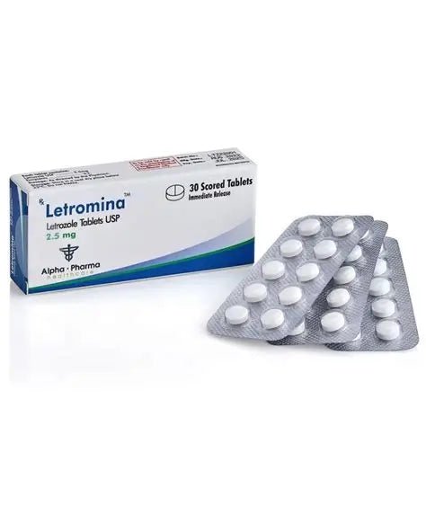 Letromina Alpha Pharma | Letrozole Oral 2.5mg 30 Tabs | Regulador Hormonal Premium - XtremeNutriMX