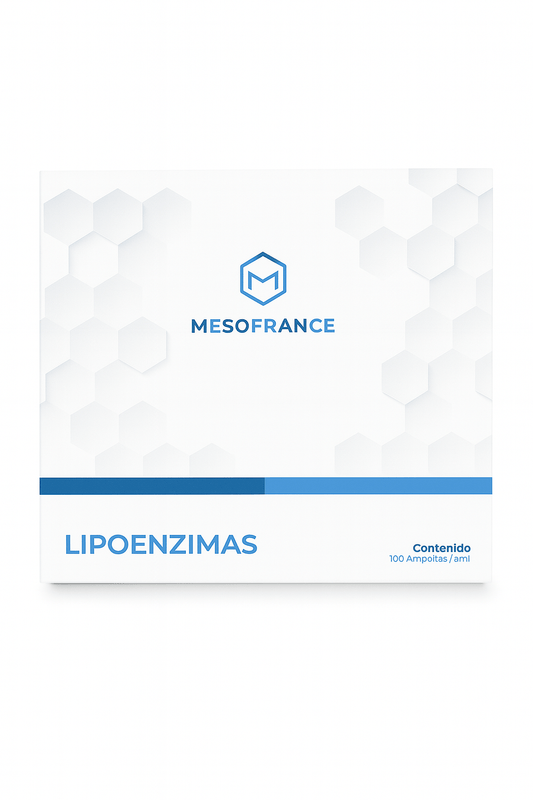 Lipoenzimas Mesofrance 100 Ampolletas Reducción Grasa Localizada - XtremeNutriMX
