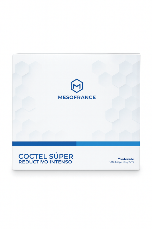 Coctel Super Reductivo Intenso Mesofrance 100 Ampolletas Grasa Fuera - XtremeNutriMX