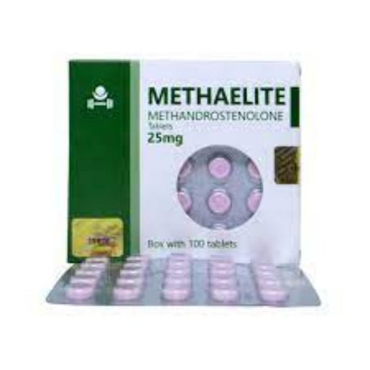 MethaElite Elite Pharma | Dianabol Oral 25mg 100 Tabs | Volumen y Fuerza Explosiva - XtremeNutriMX