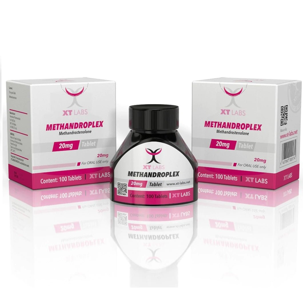 Methandroplex 20 - Dianabol XT Labs - Potencia en Ganancia Muscular - XtremeNutriMX