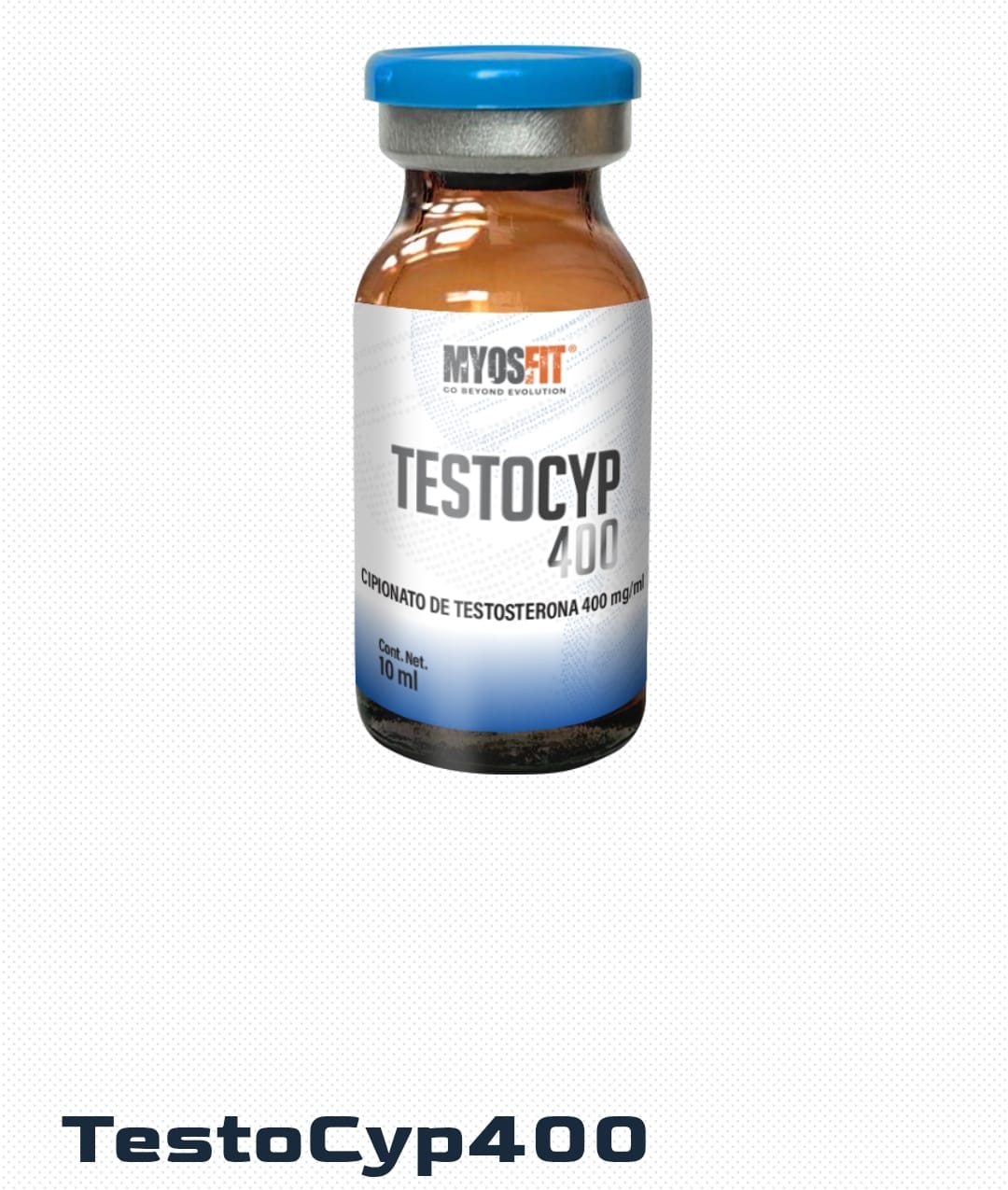 Myosfit TestoCyp400 Cipionato Testosterona 400mg 10ml - XtremeNutriMX