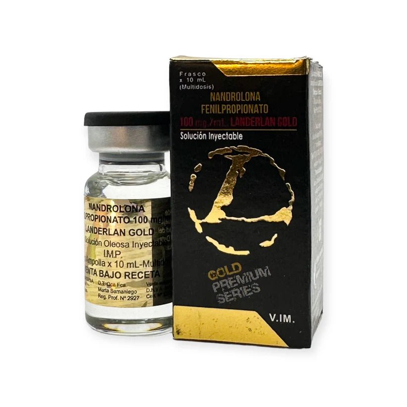 Nandrolona Fenilpropionato Landerlan Gold | 100mg 10ml | Volumen, Fuerza y Recuperación Avanzada - XtremeNutriMX