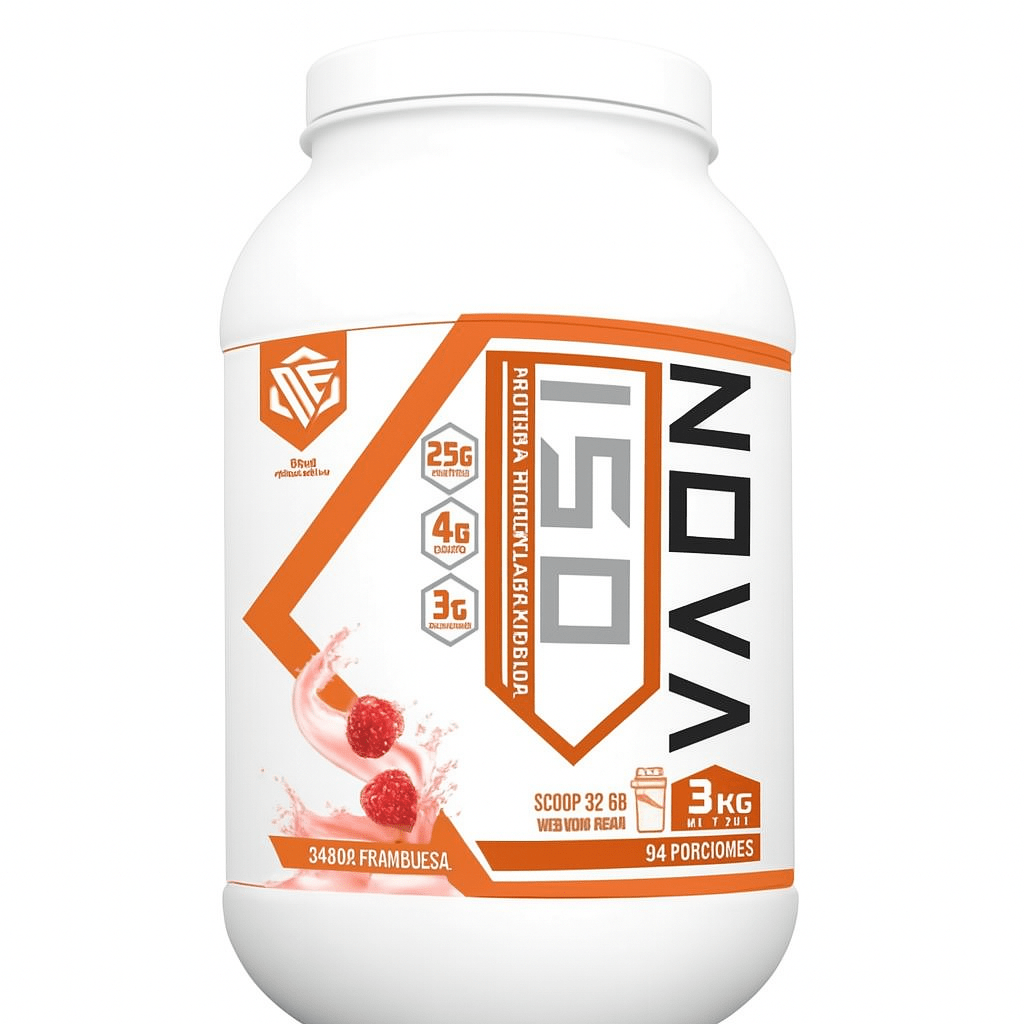 Nova ISO Novolution 3kg 32srv proteína aislada pura - XtremeNutriMX