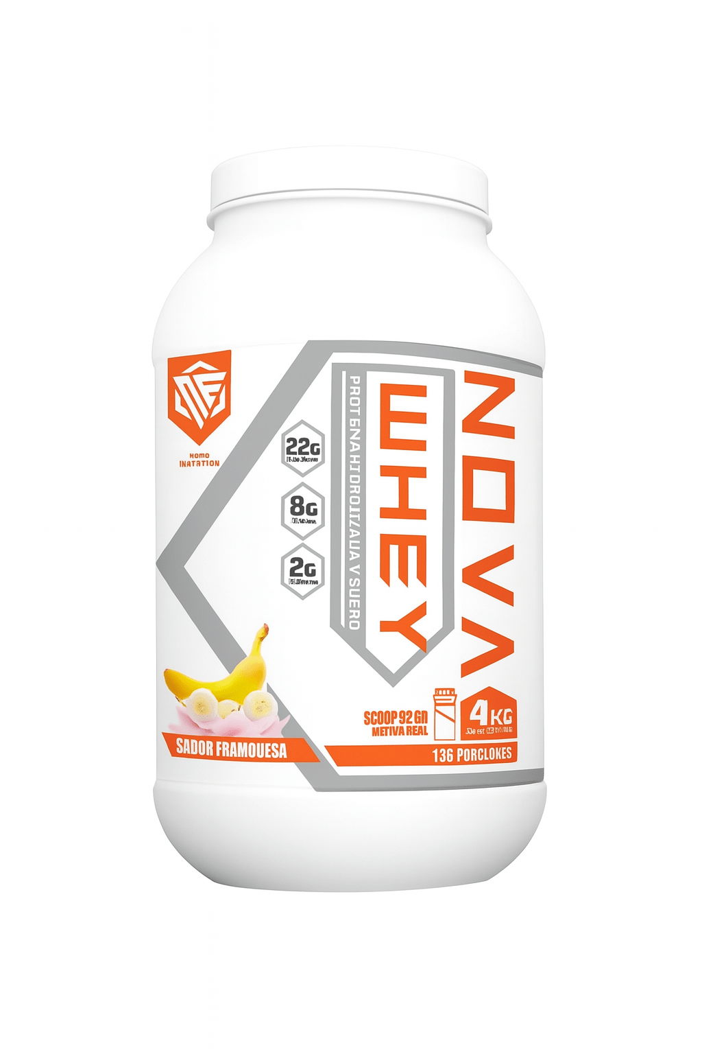 Nova Whey Novolution 4kg 136srv suero de leche puro - XtremeNutriMX