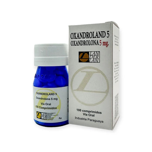 Oxandroland 5 Landerlan | Oxandrolona 5mg 100 Tabs | Definición Muscular y Rendimiento Premium - XtremeNutriMX