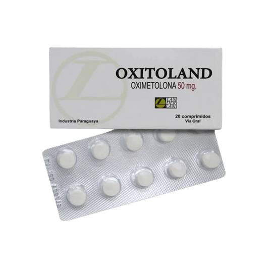 Oxitoland Landerlan | Oximetolona 50mg 20 Tabs | Volumen, Fuerza y Recuperación Potente - XtremeNutriMX