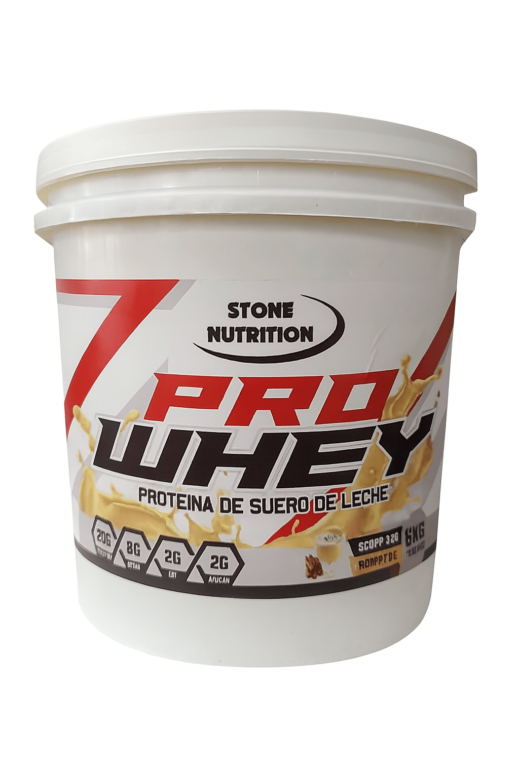 PRO WHEY Stone Nutrition Suero Leche Oral 6kg 188 porciones - XtremeNutriMX