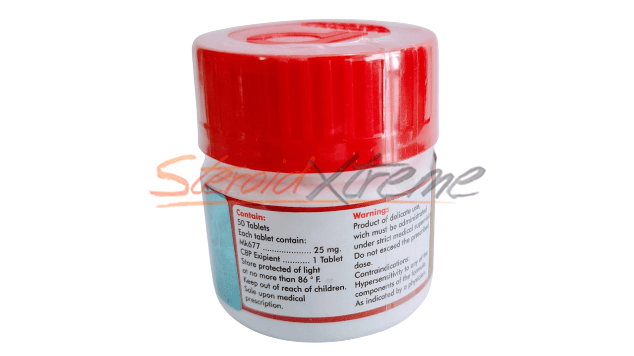 Ibutamoren Rotterdam MK - 677 25mg | 30 Tabs GH Potenciado - XtremeNutriMX